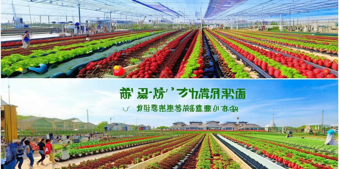 鹦鹉河现代农业园盛大开园,助力京津冀“草莓硅谷”梦想成真