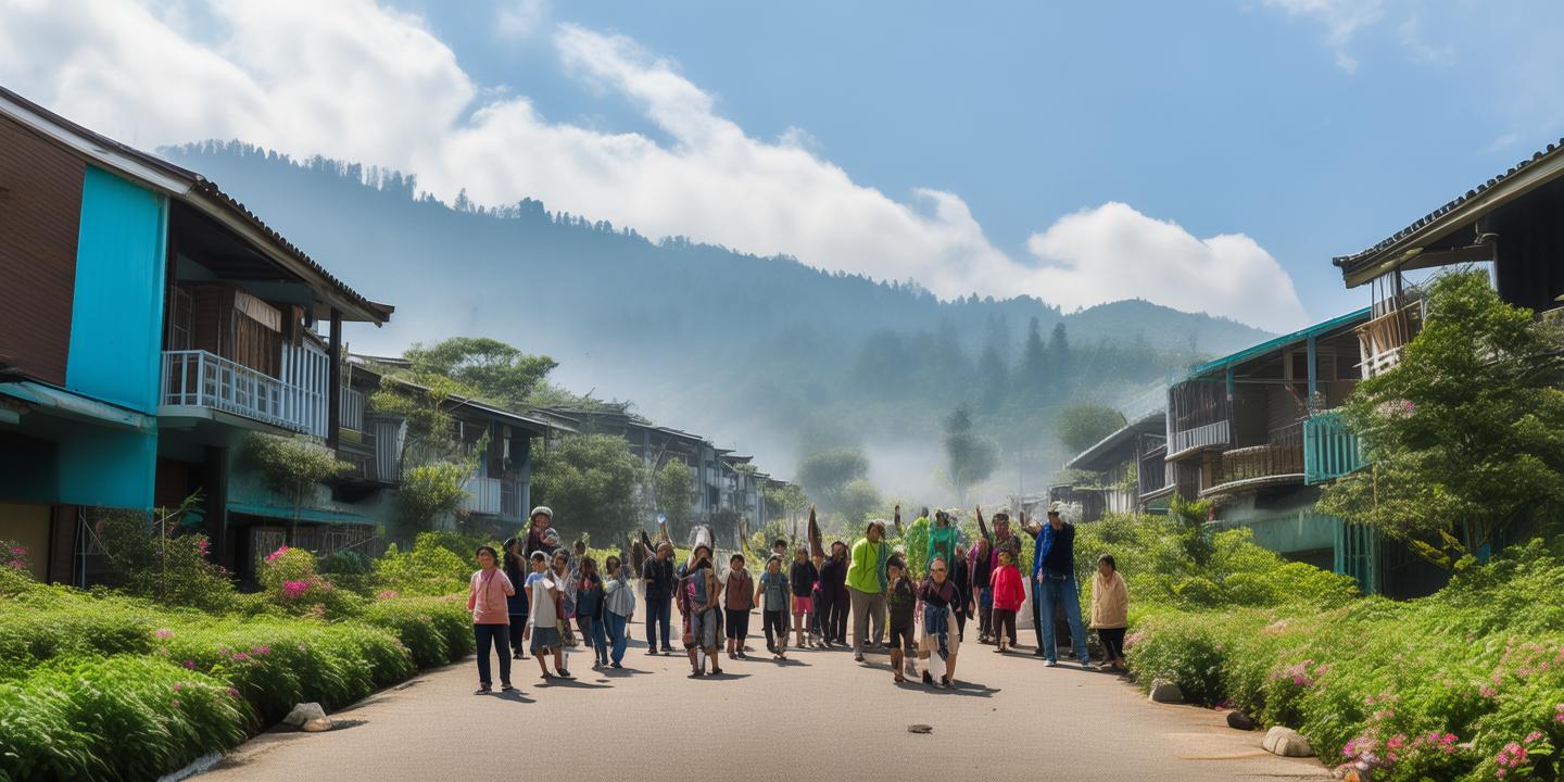 雾灵山生态搬迁工程圆满竣工,200户村民喜迁现代化安置社区